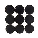 Espejo dorado circulos