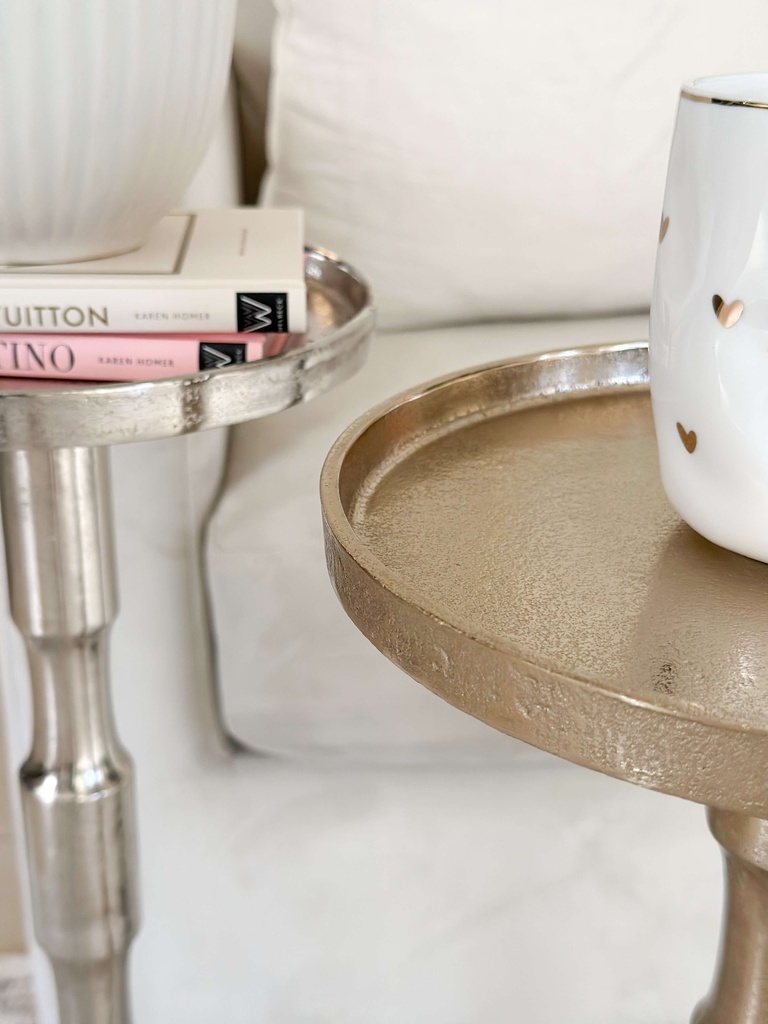 Mesita auxiliar de aluminio (3 colores)