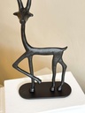 Set de 2 venados negros de metal