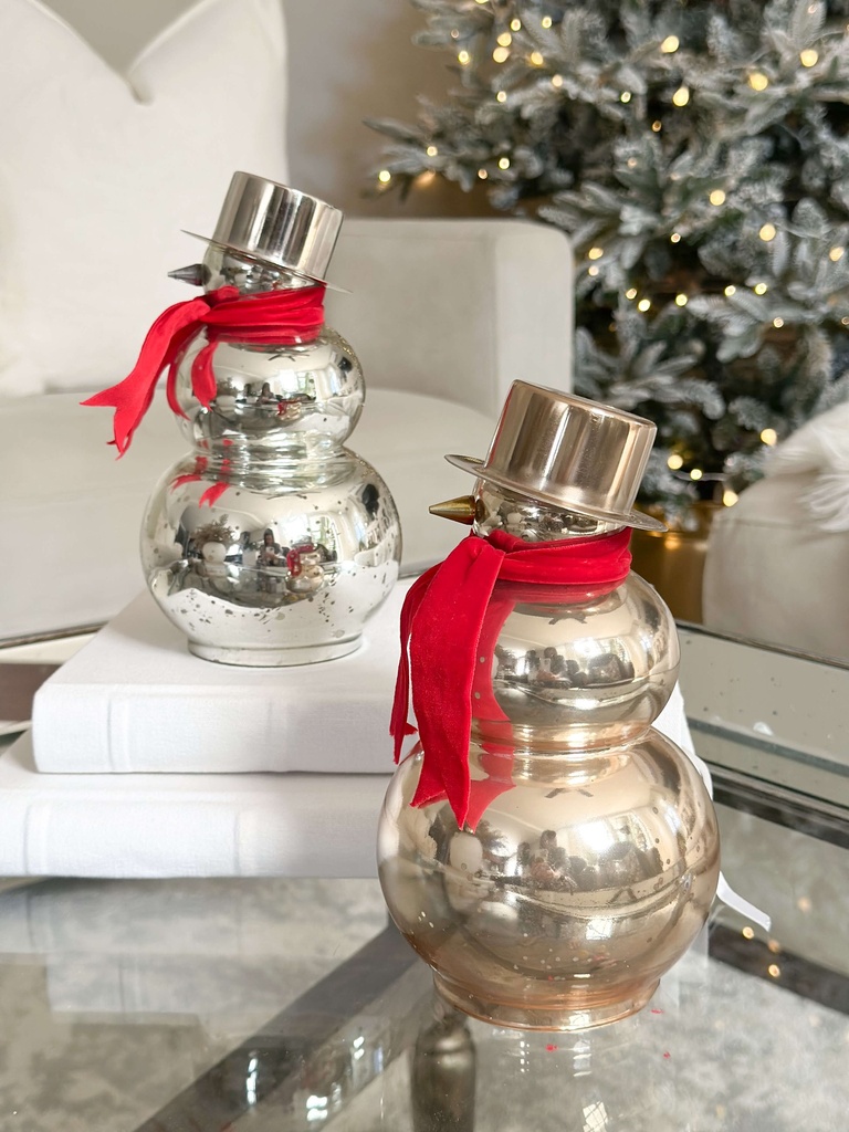 Snowman dorado de mercury