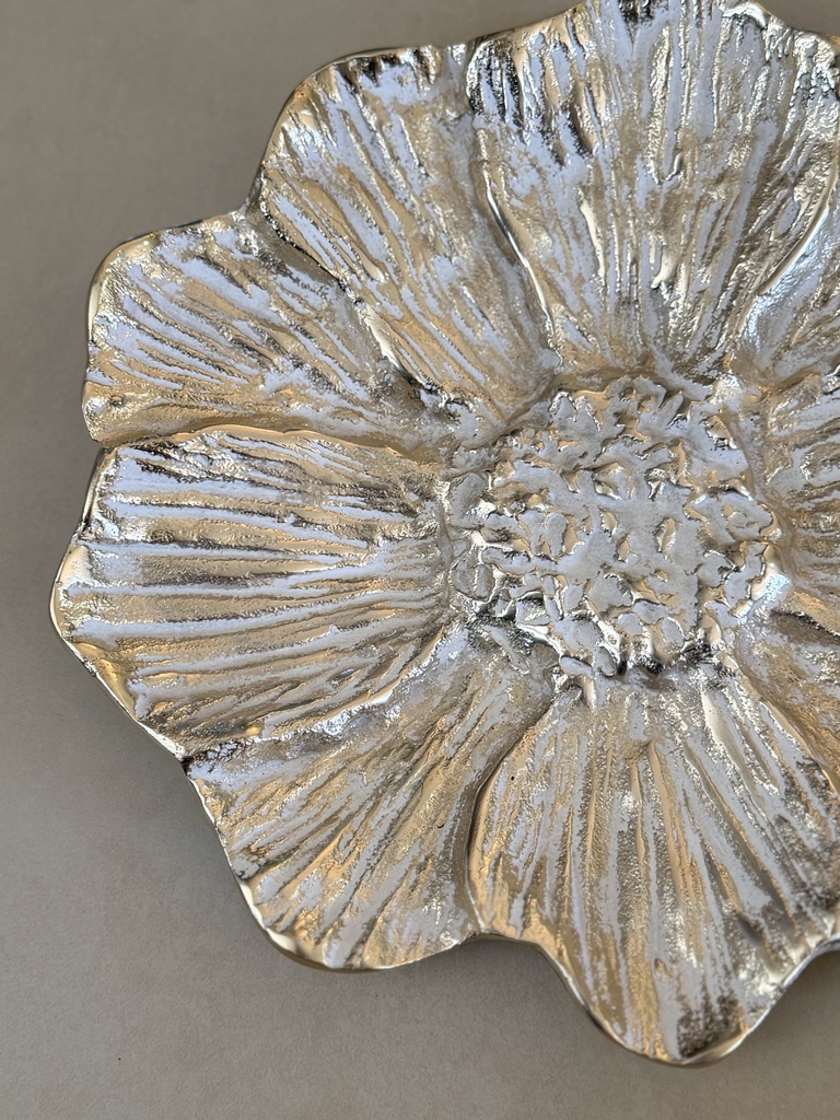 Set de 2 flores doradas de pared