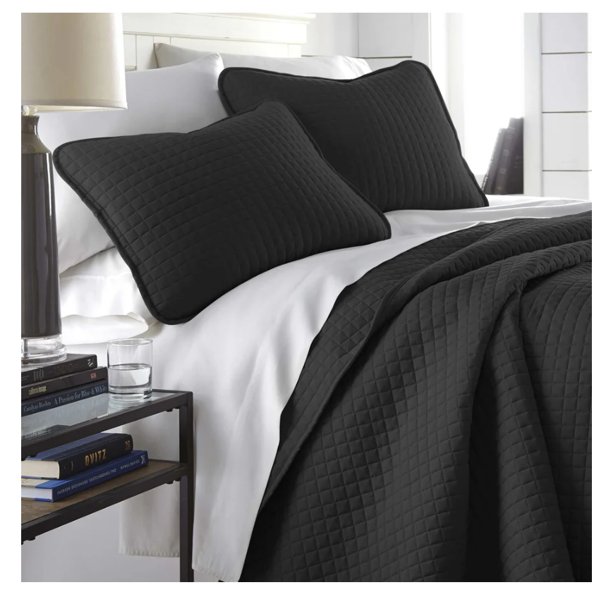 Quilt set vila negro