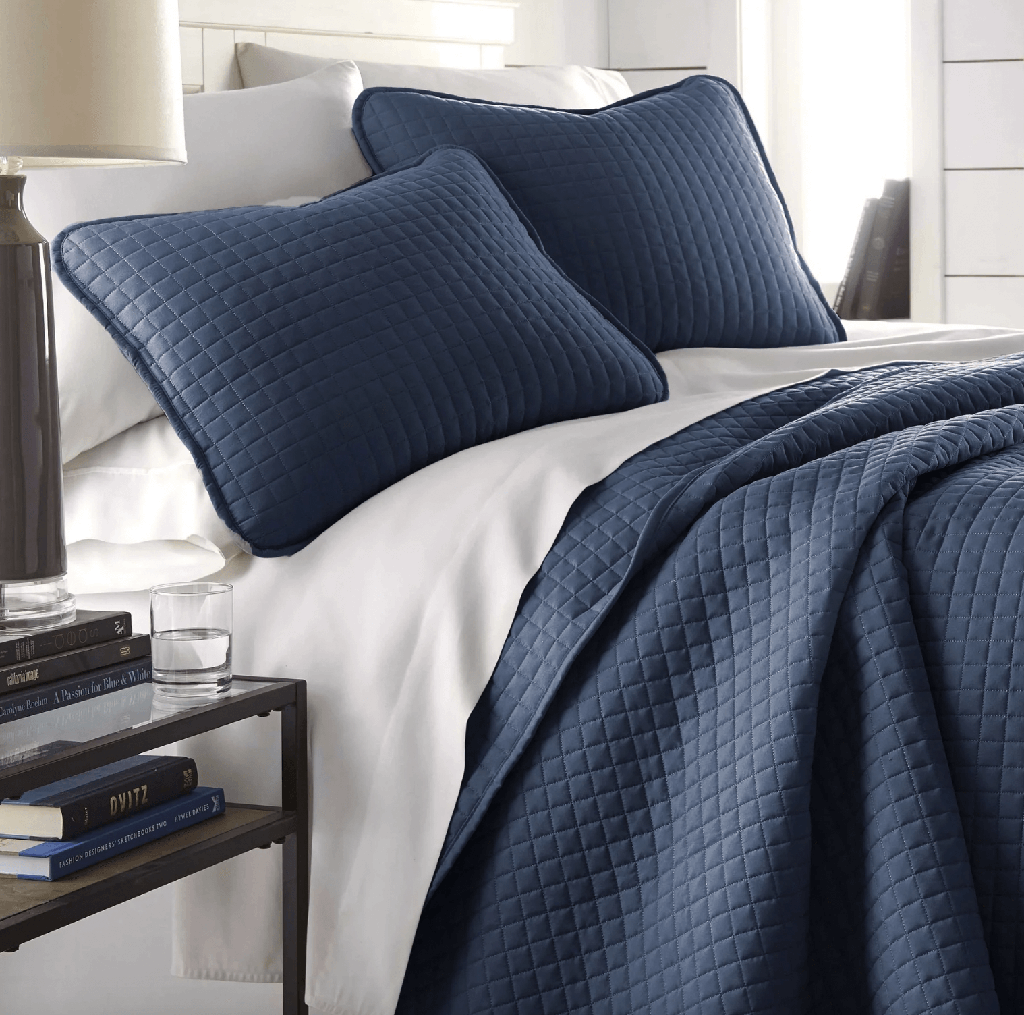 Quilt Set Vila Navy Blue