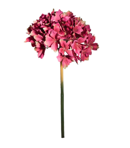 Rama de hortensias pequeña (varios colores)