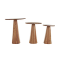 Mesas redondas de madera (3 Tamaños)