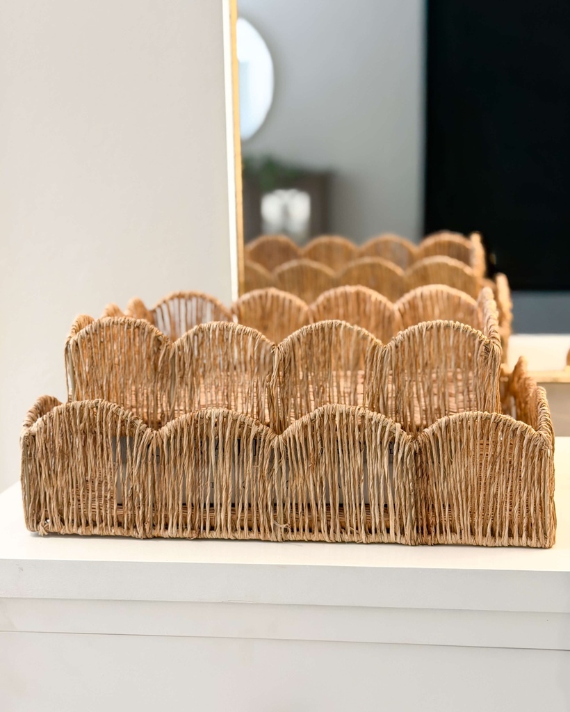 Azafates rectangulares de fibra