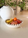 Bowl blanco con pelotitas