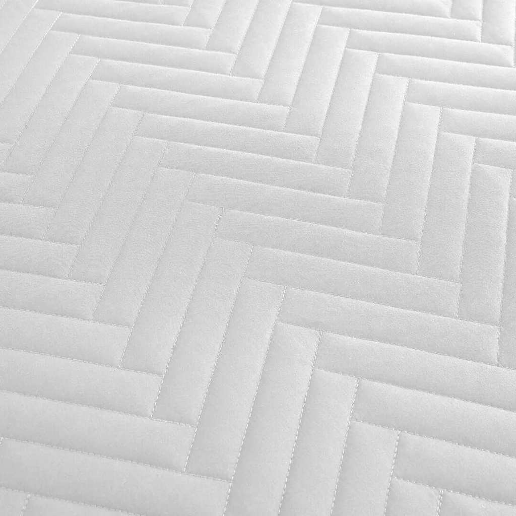 Quilt Set Chevron Blanco