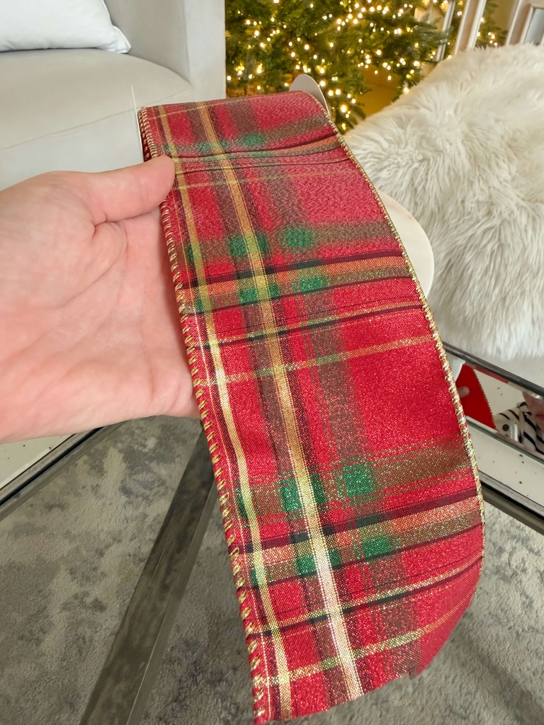 Rollo de cinta plaid