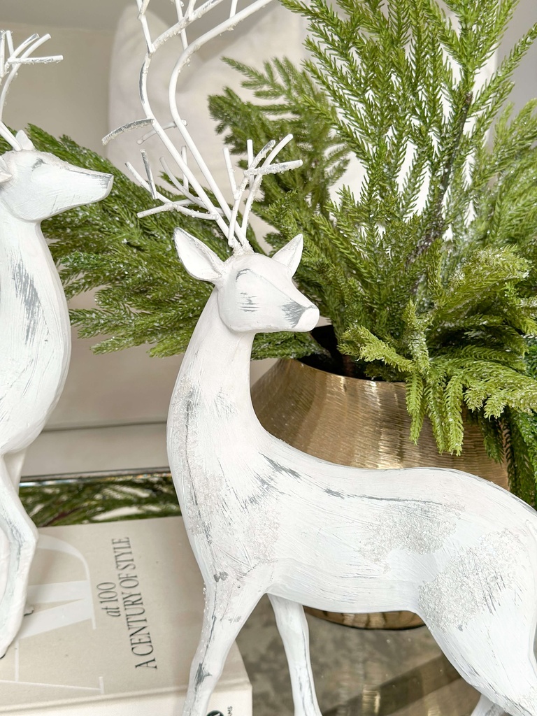 Set de 2 venados blancos