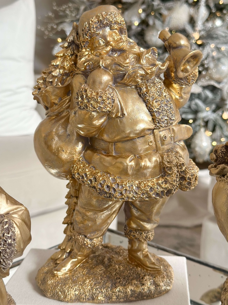 Santas dorados (3 estilos)
