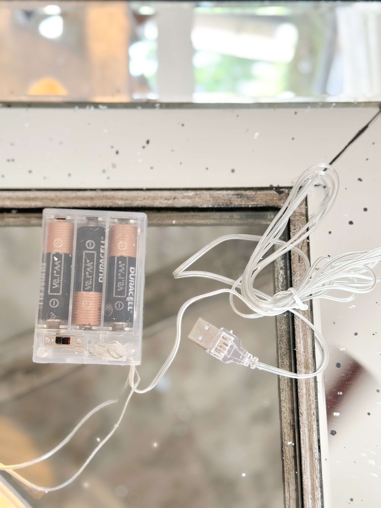 Casa decorativa con luz led