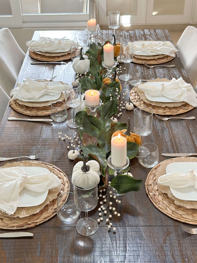 Guirnalda de hojas de magnolia