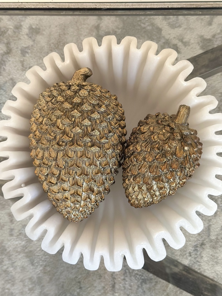 Bellota dorada de resina (2 tamaños)