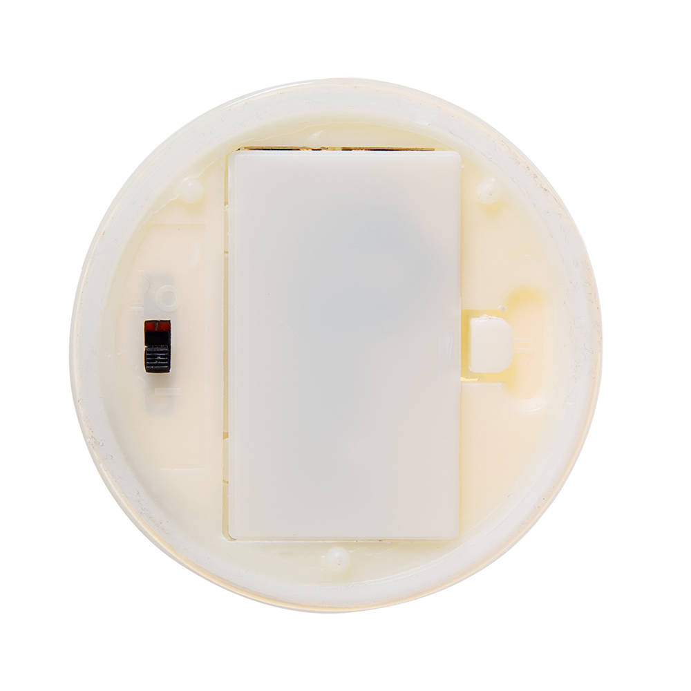 Set de 3 candelas led de cera y vidrio