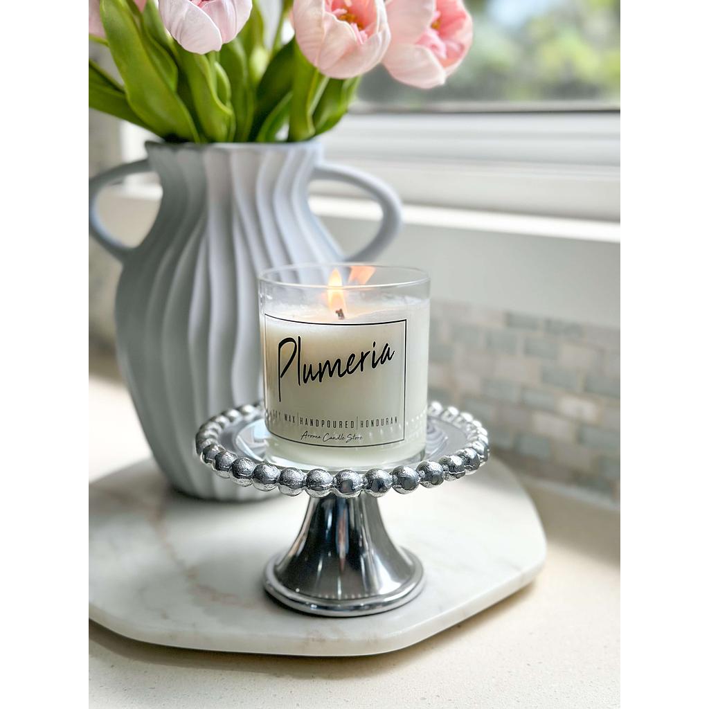 Beaded candle/cupcake stand