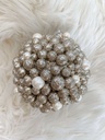 Esfera de perla y platino