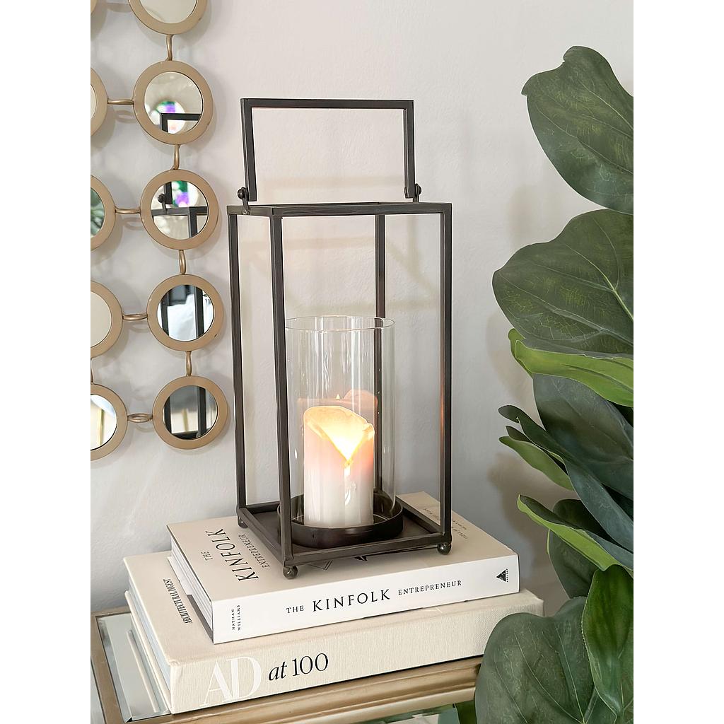 Linterna negra moderna