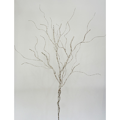 Rama grande de ramitas nevadas