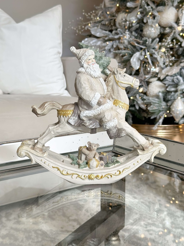 Santa sobre caballito