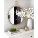 Espejo redondo con argolla