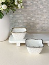 Snack Bowl cuadrado (2 colores)