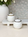 Sugar pot (Dorado y plateado)