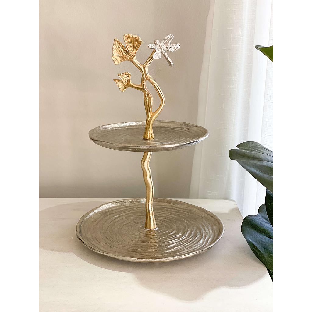 Bandeja doble de libelula