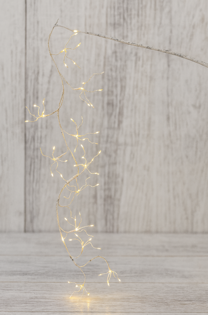 Guirnalda luces de corteza de arbol