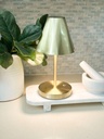 Lampara touch dorada
