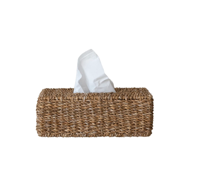 Caja para pañuelos de seagrass