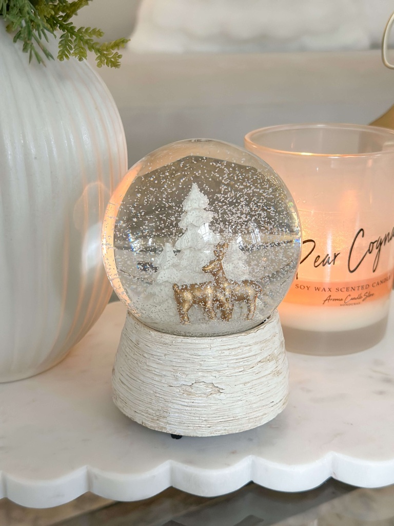 Globo de nieve con musica