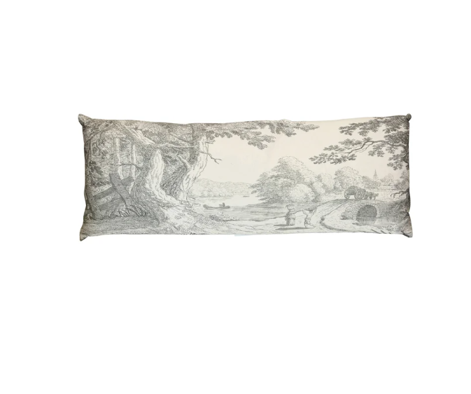 Lumbar Oversized relleno de plumas Paisaje