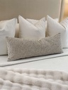 Cojin lumbar oversized estillo Boucle