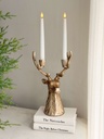 Candelabro de cabeza de venado