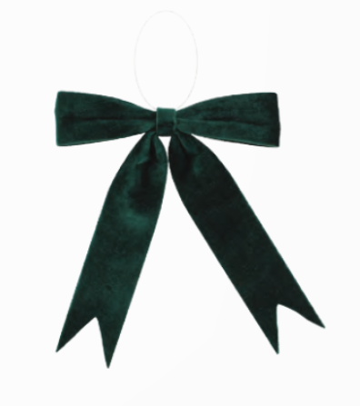 Ornamento de chongo verde esmeralda