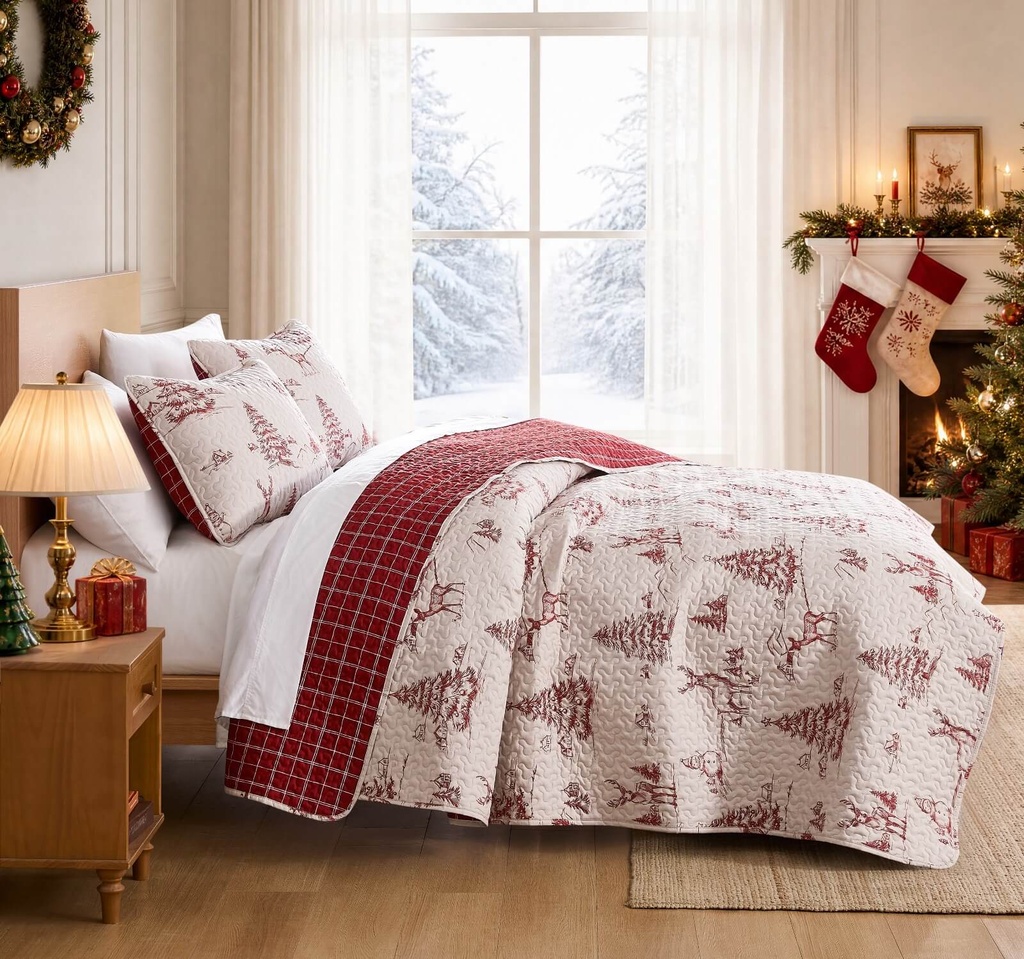 Quilt Set WinterWood Christmas