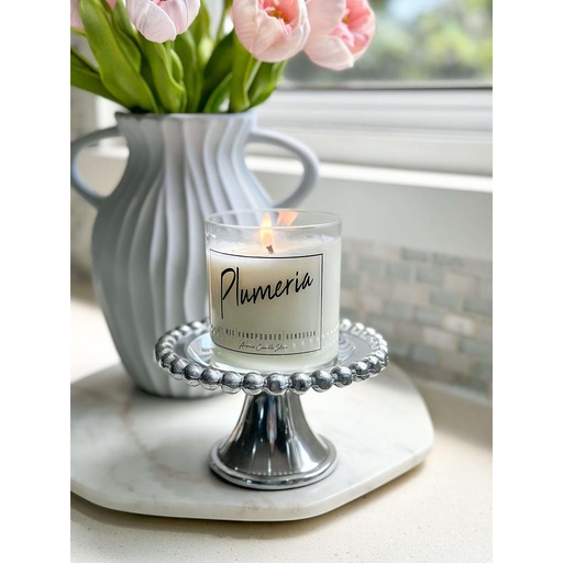 [11300] Beaded candle/cupcake stand