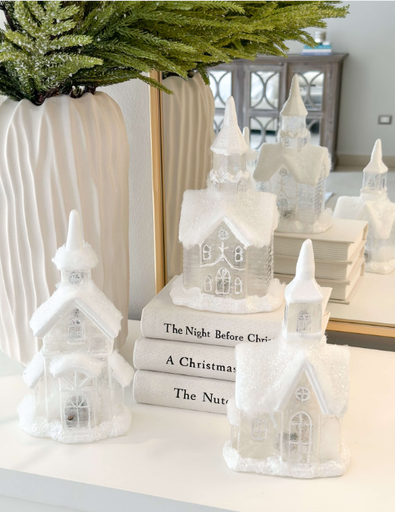 Casitas transparentes nevadas (3 Estilos)