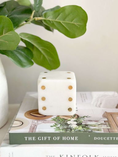 [790665] Dado de marmol decorativo