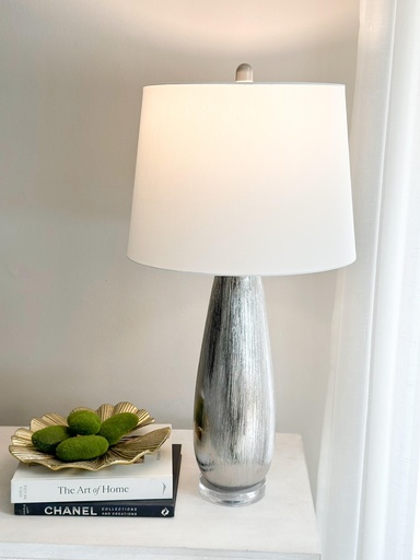 [L331285] Lampara plateada rasgada