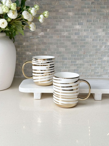 [set2026] Set de 2 tazas de porcelana y titanio