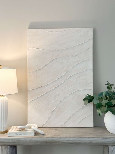 [WI34359] Cuadro Texturizado arena sin marco