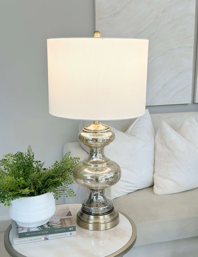 [L313750] Lampara de mercury glass dorado