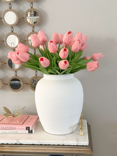 [2260017CL] Bunch de 7 tulipanes rosados