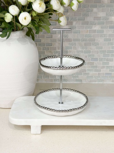 [CER2850W] Mini stand de porcelana