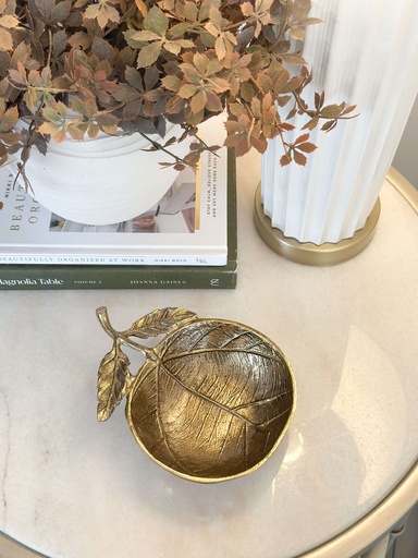 [D5537] Bowl redondo forma de hoja