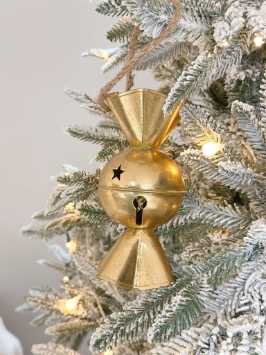 [570697] Ornamento de confite dorado