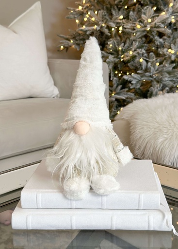 [OSW236195] Gnomo blanco sentado