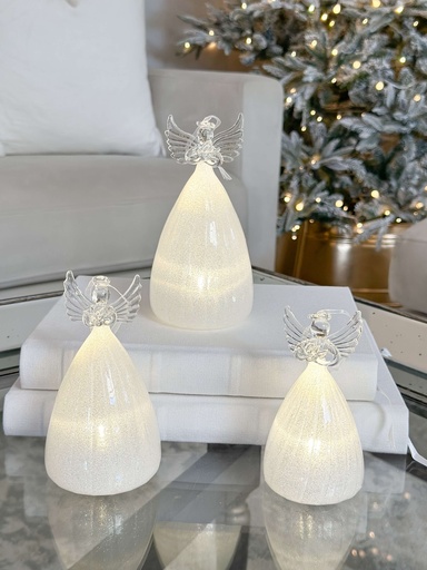 [4422903] Set de 3 angeles con luz led